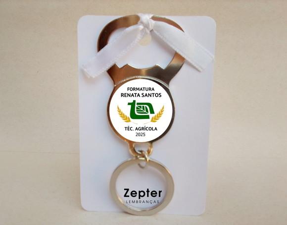 Lembrancinha Formatura Técnico Agrícola Chaveiro Abridor
