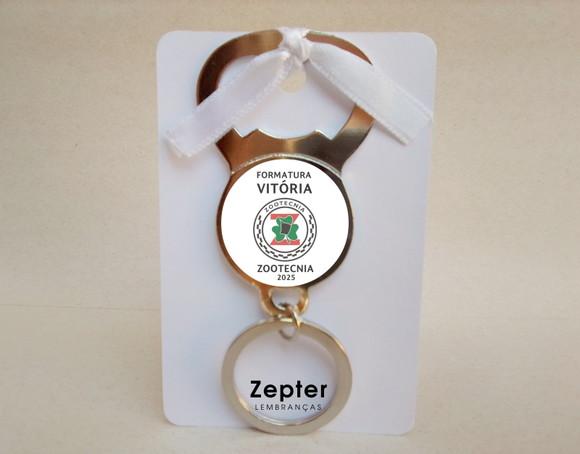 Lembrancinha Formatura Zootecnia Chaveiro Abridor