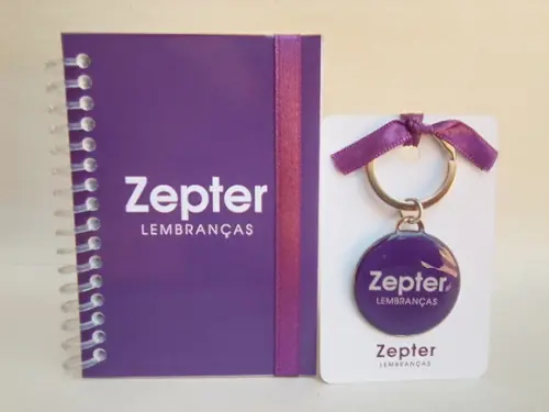 100 Brindes Corporativo Personalizado Bloquinho e Chaveiro