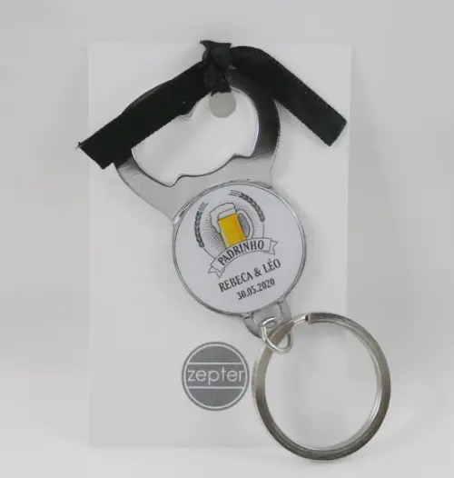 Abridor Chaveiro Padrinho Chope Personalizado