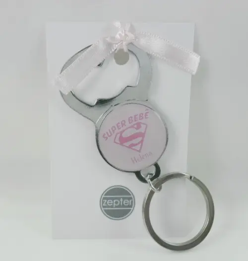 Abridor Chaveiro Super Bebê Menina Personalizado