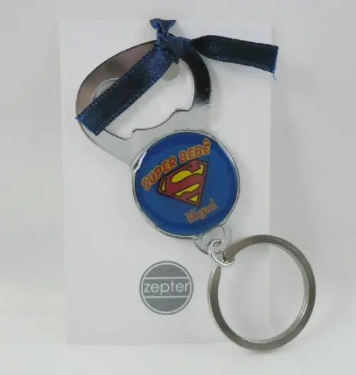 Abridor Chaveiro Super Bebê Menino Personalizado
