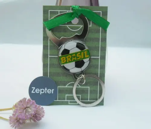 Abridor de Garrafas Chaveiro Lembrancinha Brasil Copa