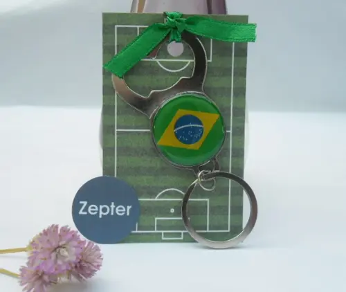 Abridor de Garrafas Chaveiro Lembrancinha Brasil Copa