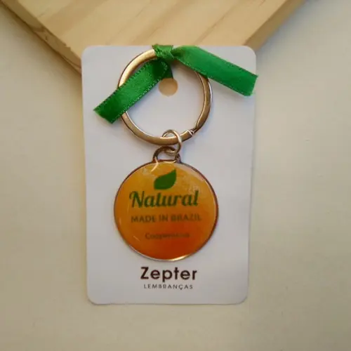 Brinde Corporativo Agronegócio Cooperativa Chaveiro de Metal