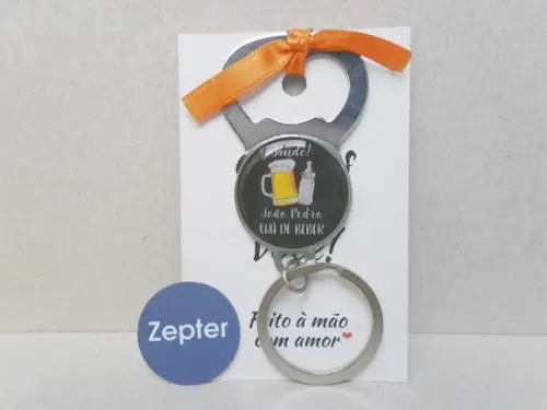 Chá de Beber Chaveiro Abridor Lembrancinha