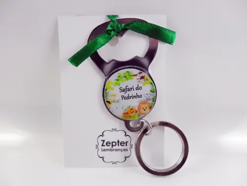 Chaveiro Abridor Lembrancinha Maternidade Safari