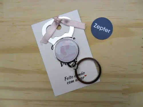 Chaveiro Abridor Pezinhos Chá de Bebê Personalizado