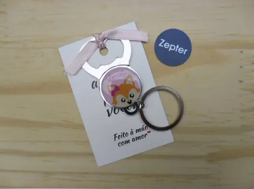 Chaveiro Abridor Raposinha Maternidade Personalizado