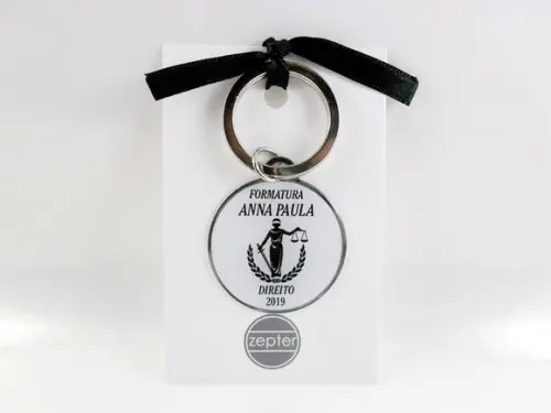 Chaveiro Lembrancinha Formatura Direito Personalizado