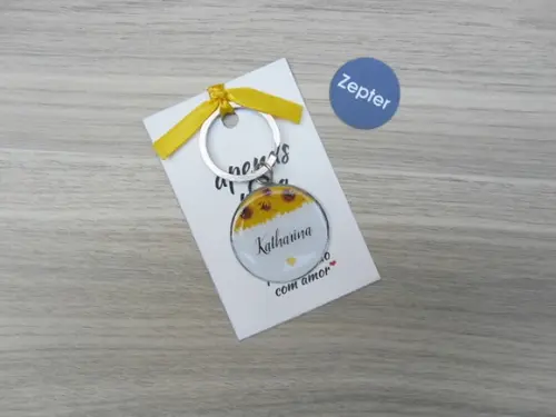 Chaveiros Madrinha Nomes Casamento Floral Personalizado