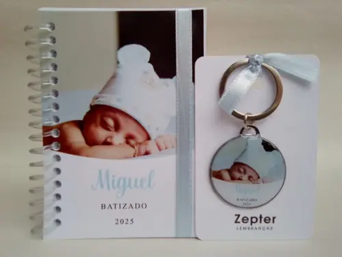 Kit Lembrancinha de Batizado Bebê Personalizado