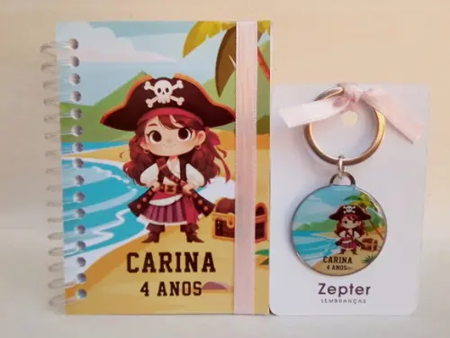 Lembrancinha de Aniversário Piratas Menina