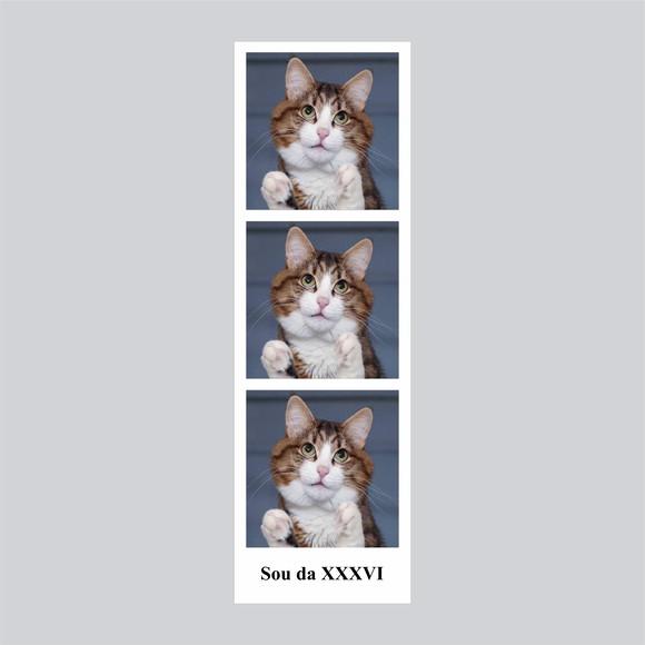 Foto estilo Polaroide em tiras 30 unidades