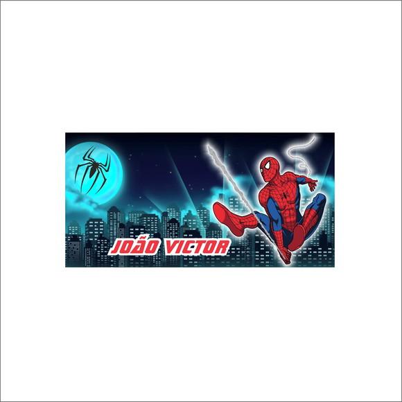 Rotulo Squeeze Homem Aranha