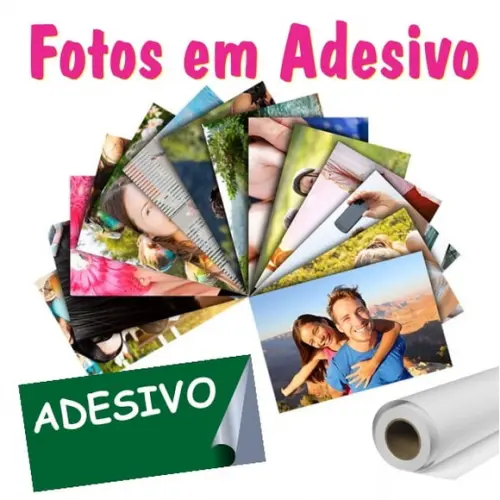 Kit 120 Fotos Adesiva 5x7