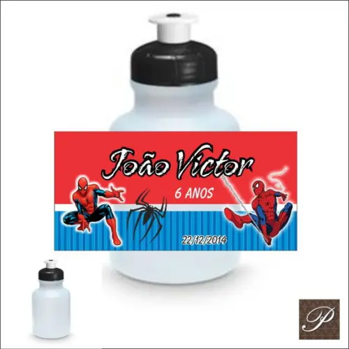 Rotulo Squeeze Homem Aranha