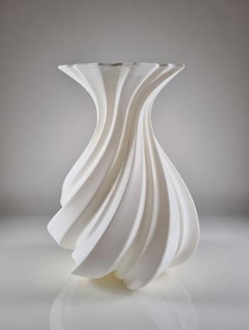 Kit Vaso 3d Espiral com Tulipas Coloridas