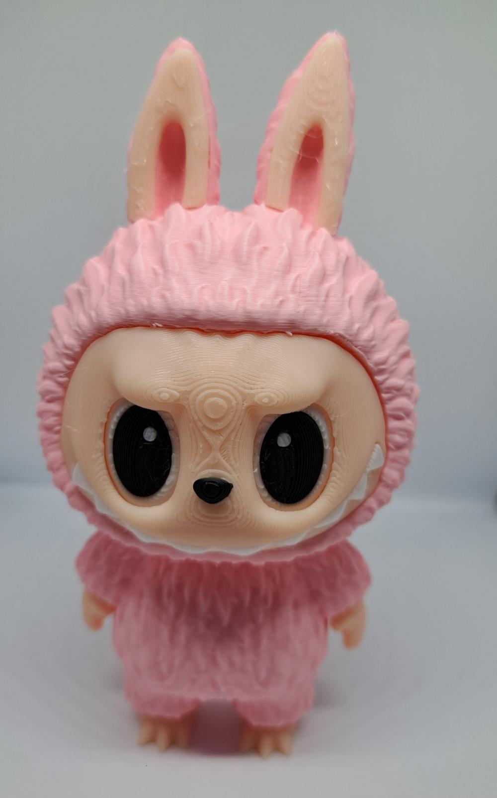 Labubu 3d Impresso Rosa