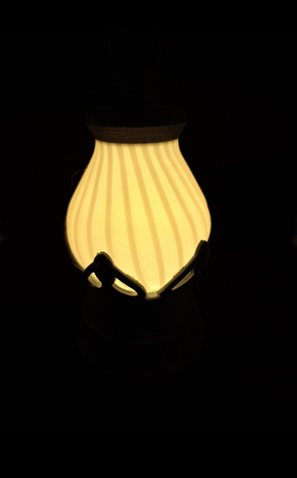 Linda Mini Luminária Cha Fantasia 3d