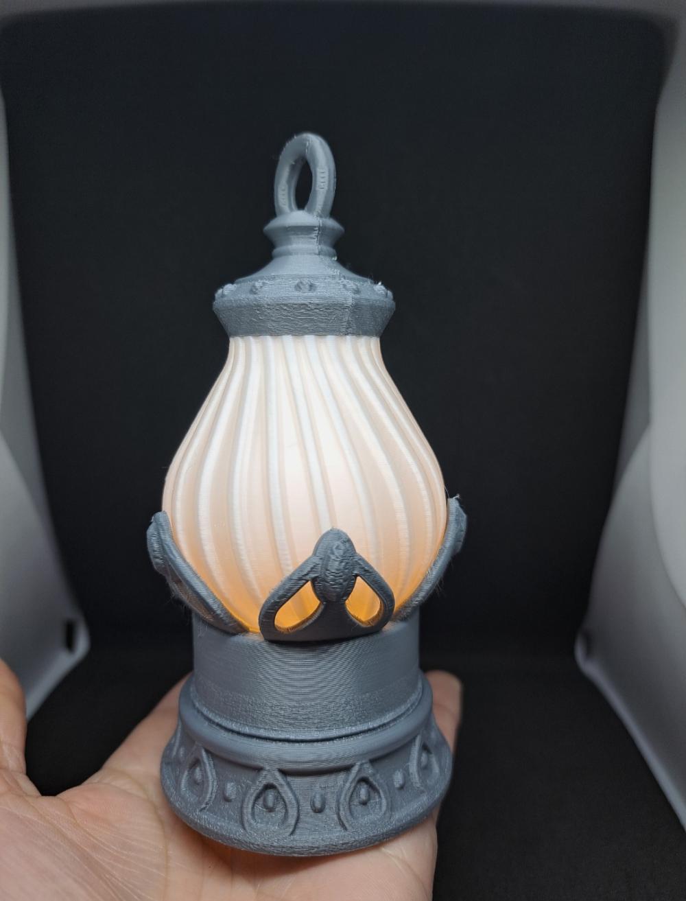 Linda Mini Luminária Cha Fantasia 3d