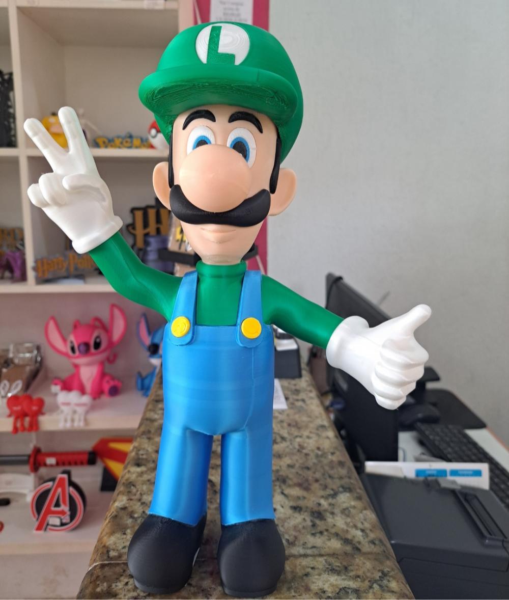 Luigi 3d Impresso