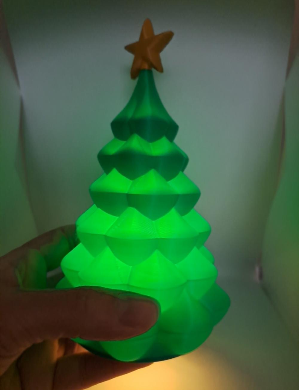 Luminária 3d Árvore de Natal 3d