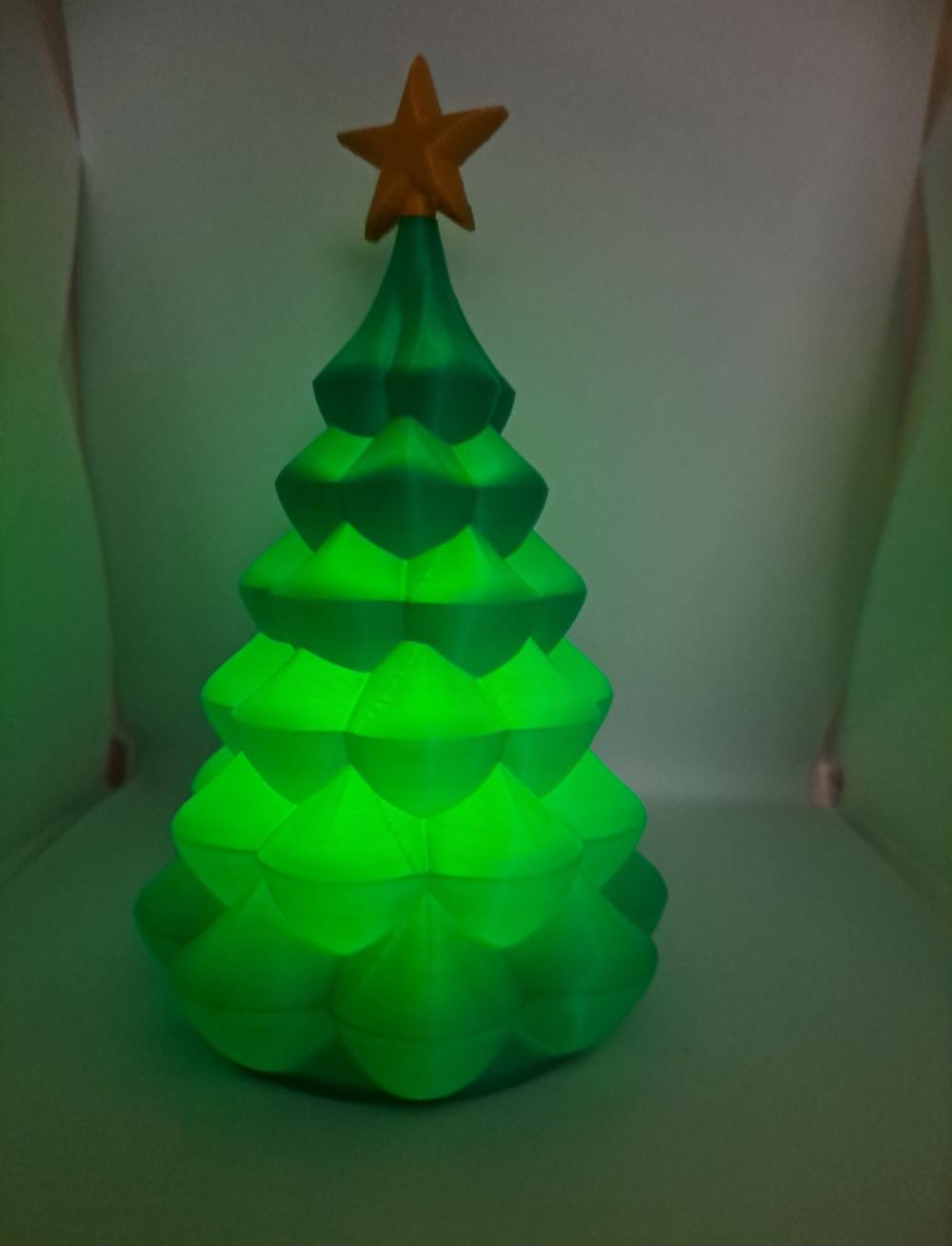 Luminária 3d Árvore de Natal 3d