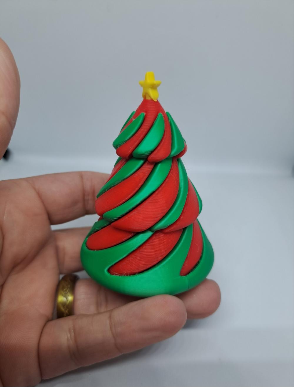 Mini Árvore de Natal Espiral 3d