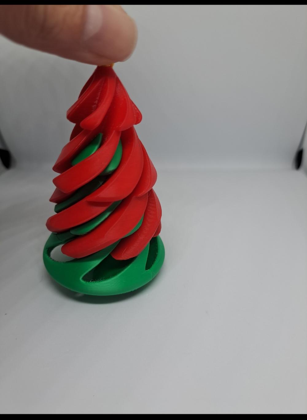Mini Árvore de Natal Espiral 3d