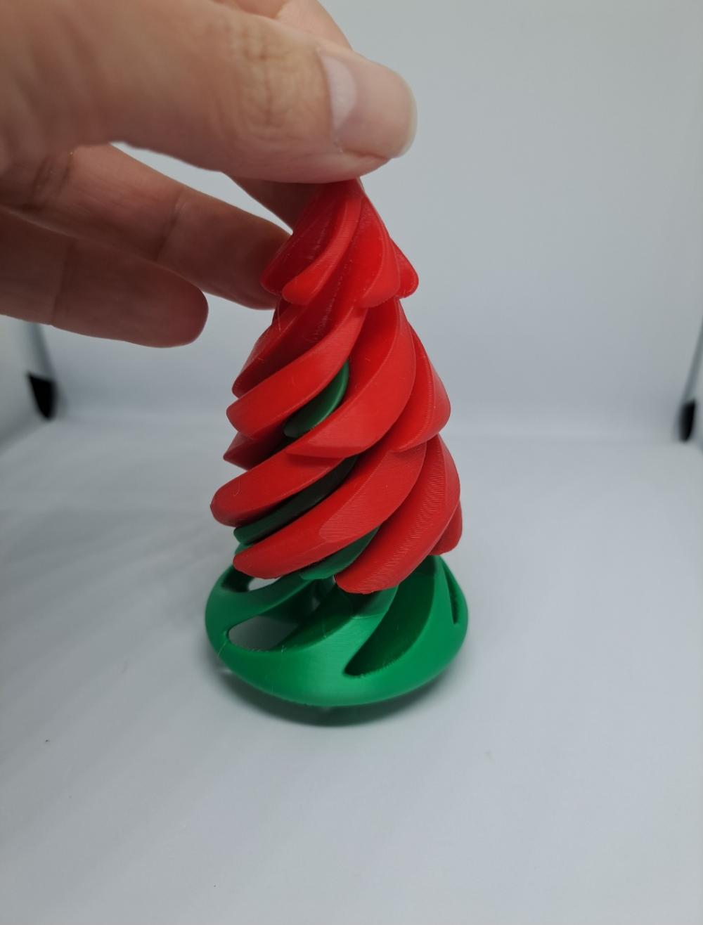 Mini Árvore de Natal Espiral 3d