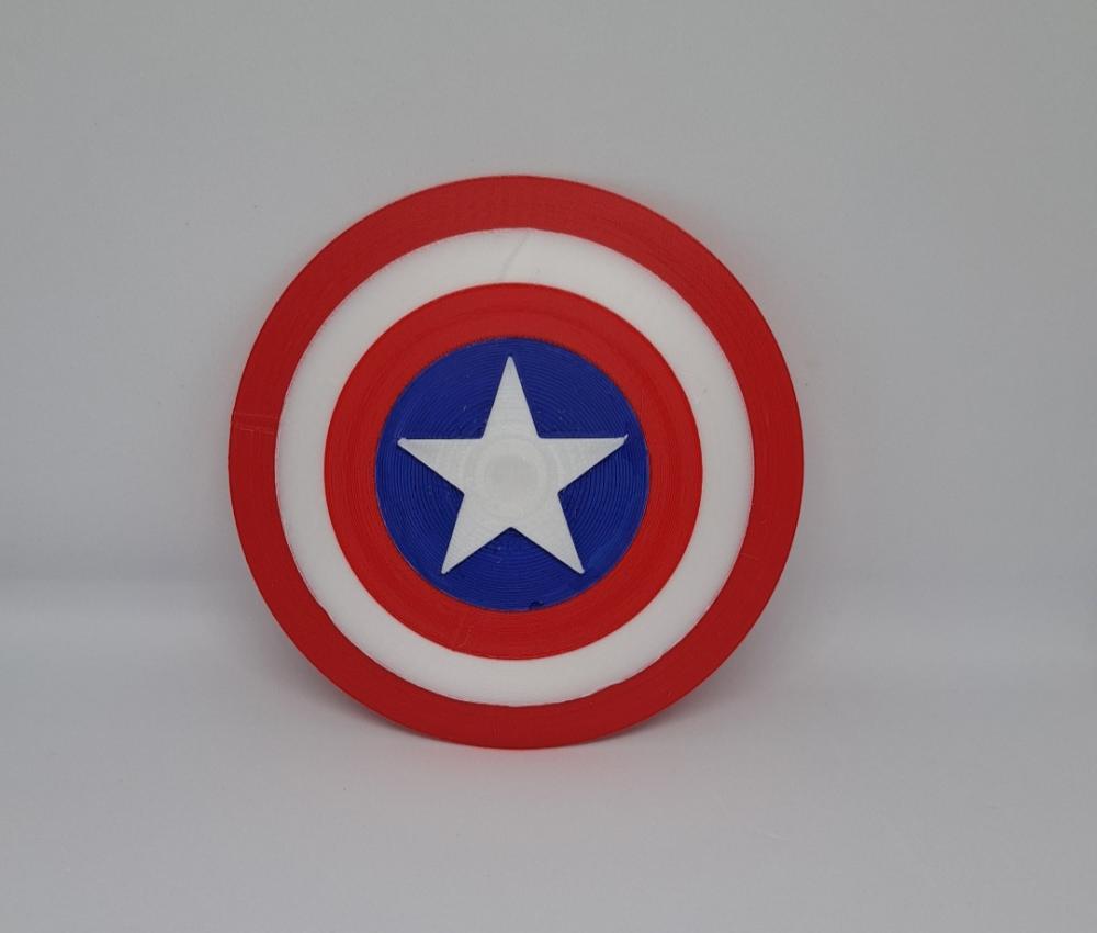Mini Escudo Capitão América 3d