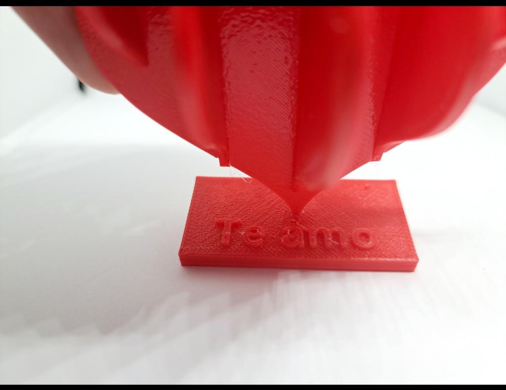 Mini Escultura de Coração 3d Impresso
