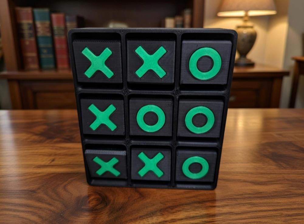 Mini Jogo da Velha 3d Impresso