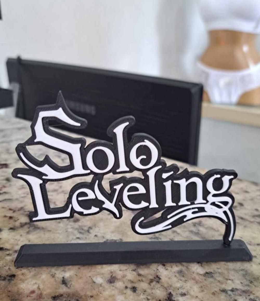 Mini Placa Solo Leveling 3d