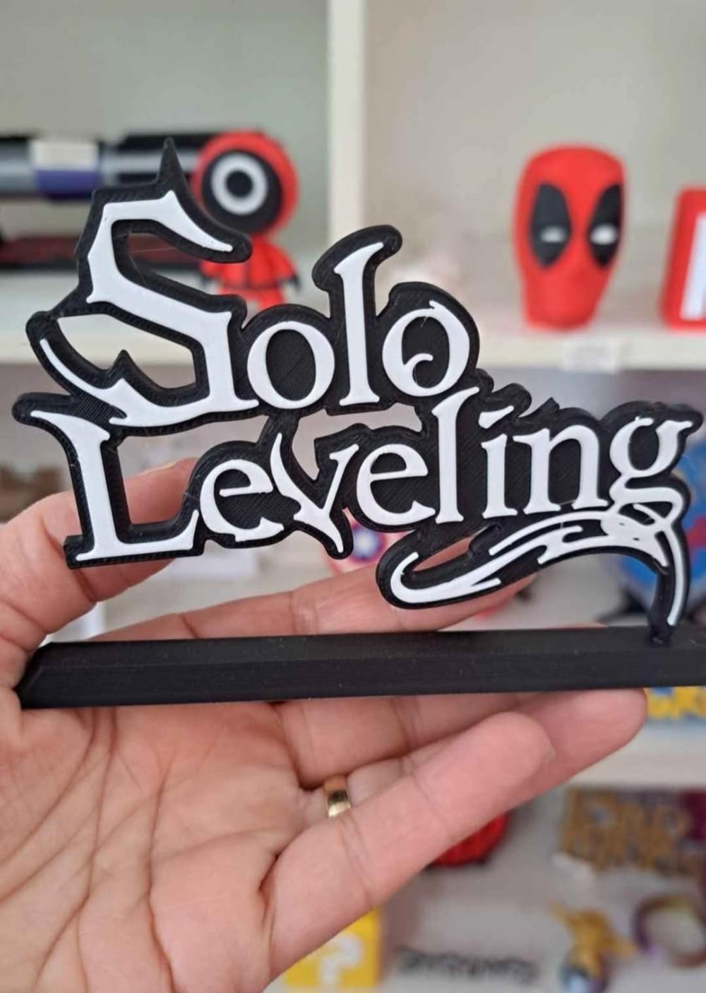 Mini Placa Solo Leveling 3d