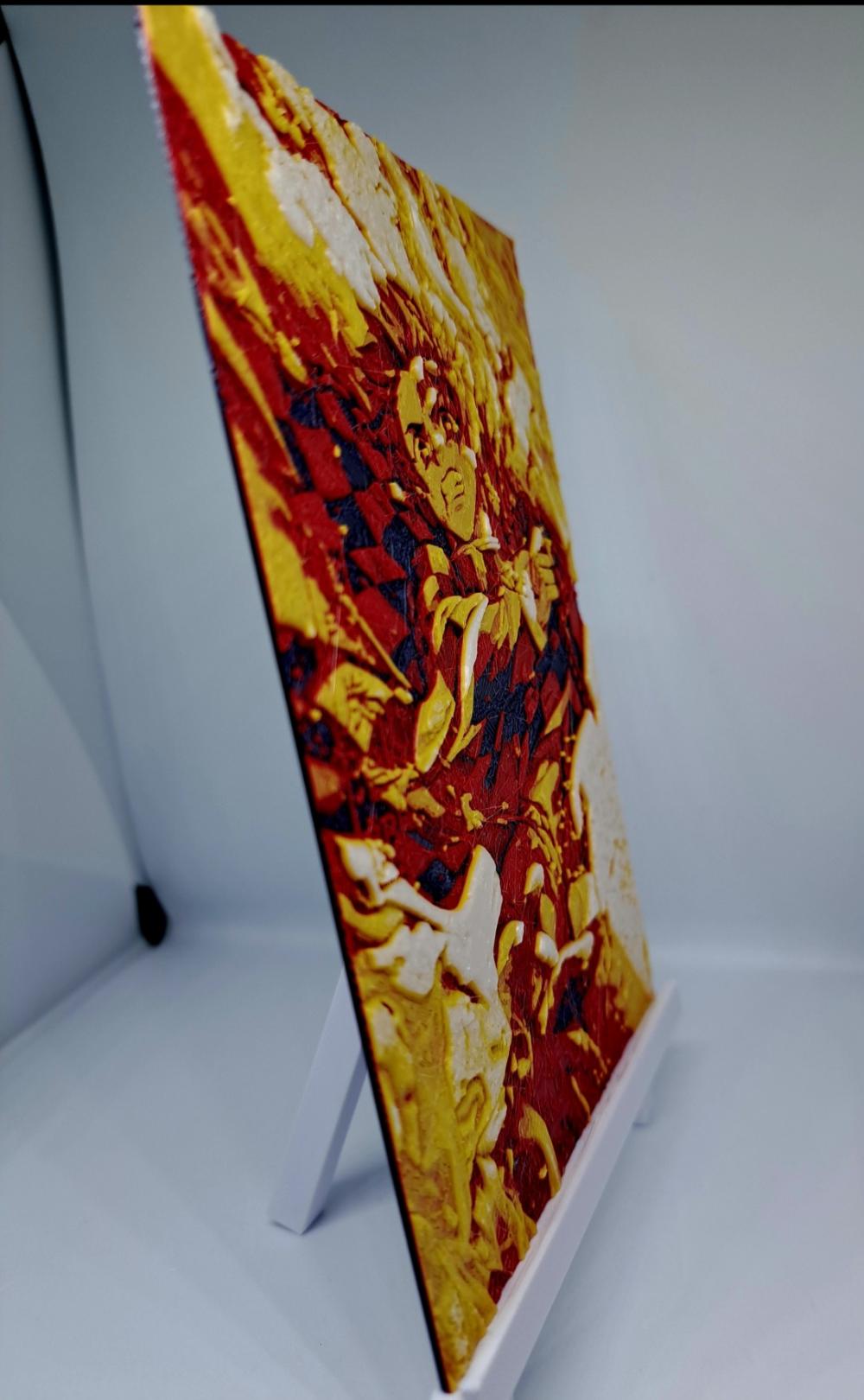 Mini Quadro Tanjiro Kamado 3d Demon Slayer