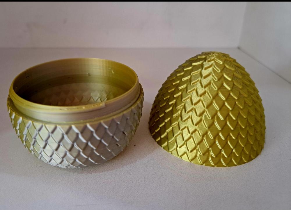 Ovo e Dragão Articulado 3d Print