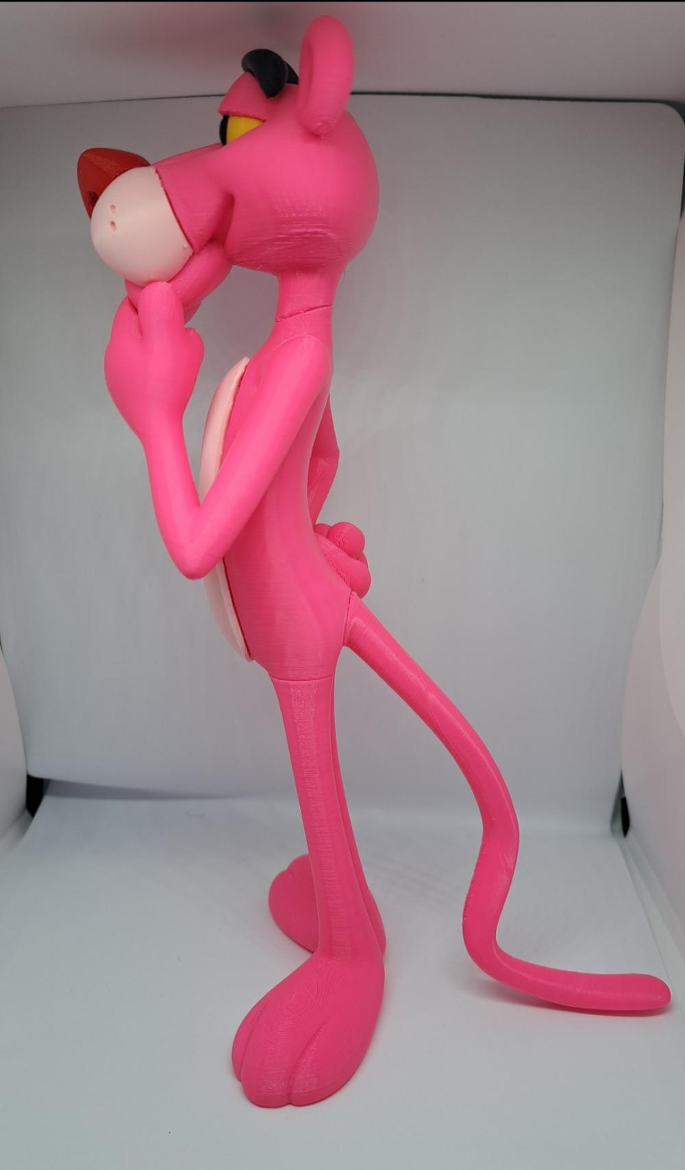 Pantera Cor de Rosa 3d Impresso