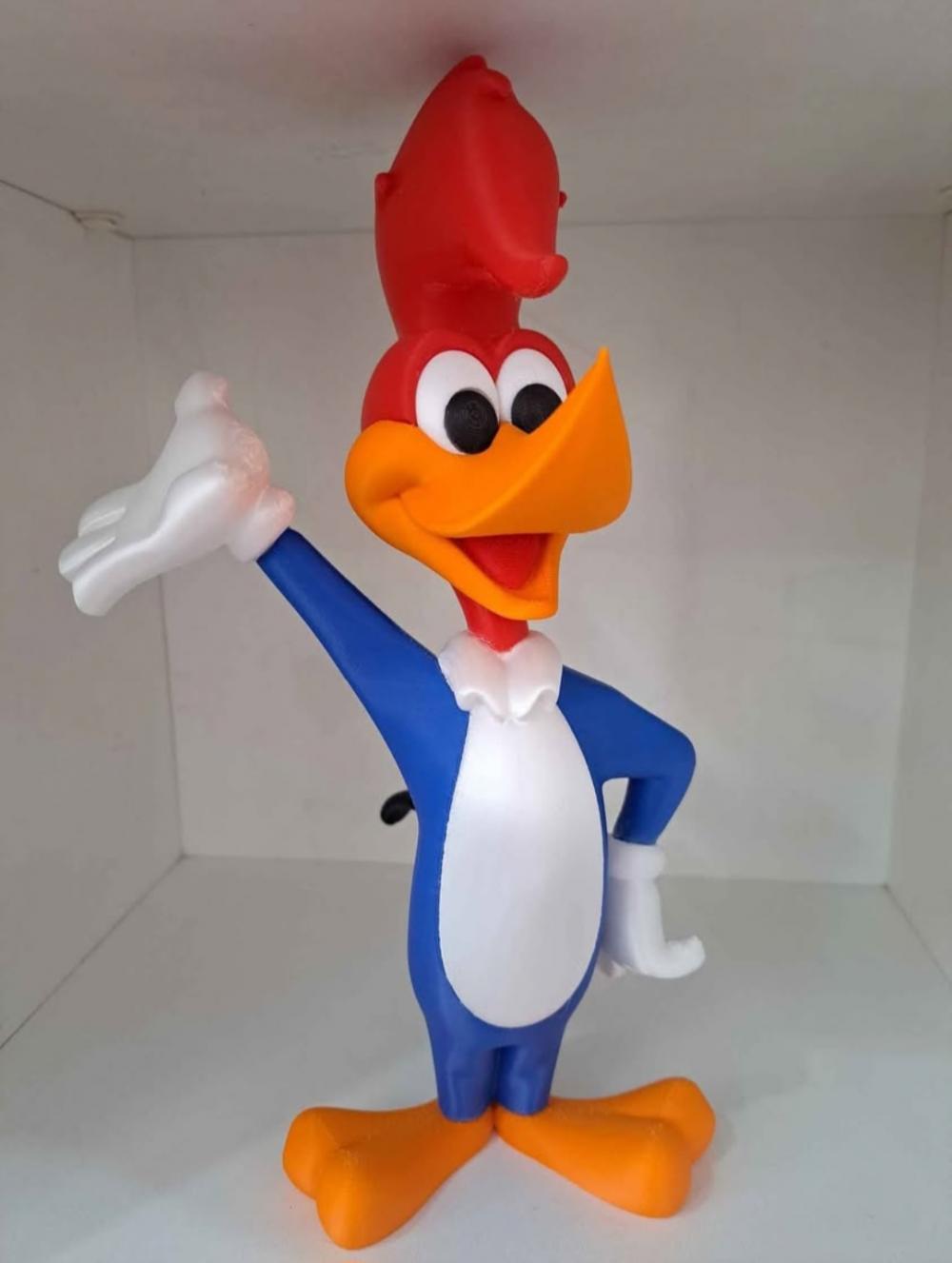 Pica-pau 3d Impresso