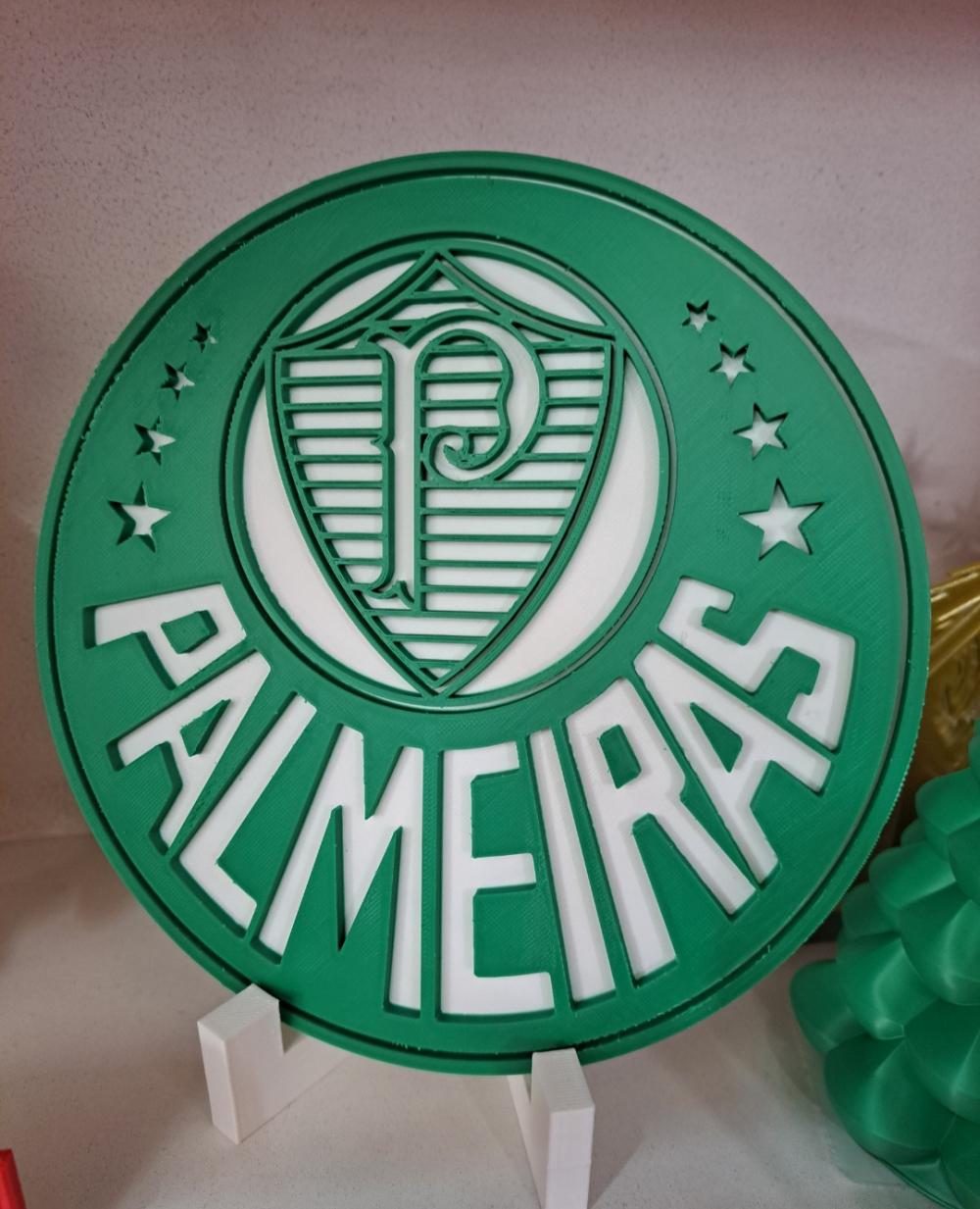 Placa 3d Futebol