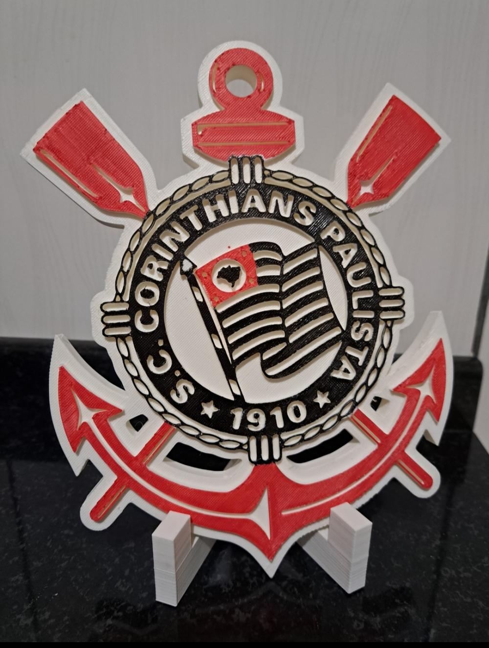 Placa 3d Futebol Decorativa