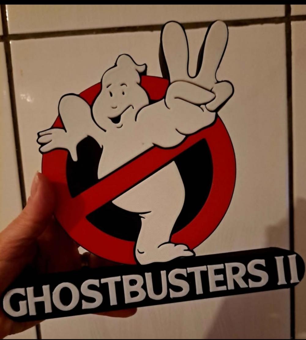 Placa Caça Fantasma Filme Ii
