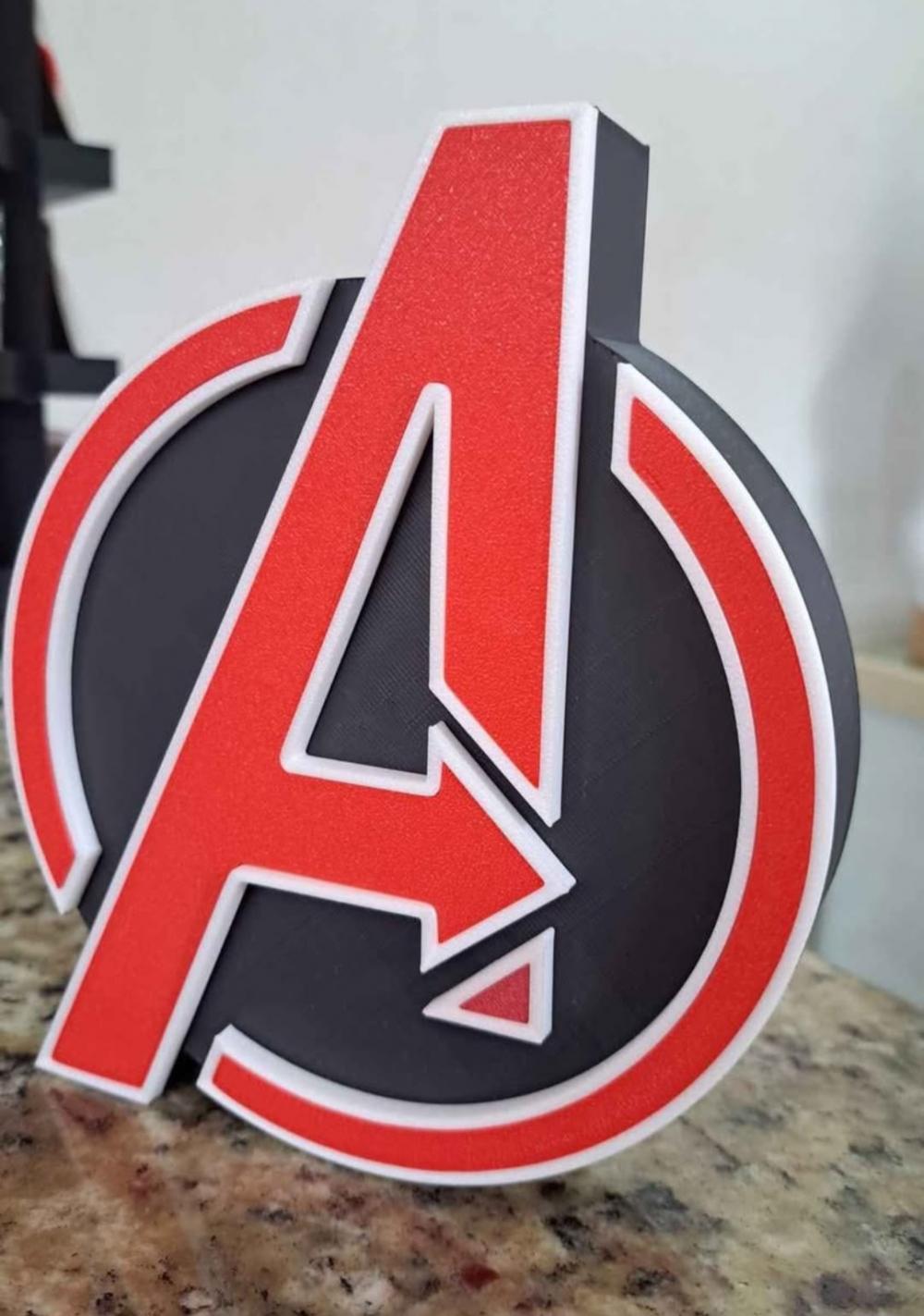 Placa Decorativa Avengers