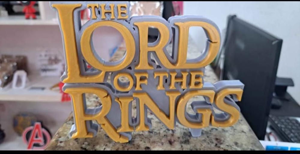 Placa Decorativa The Lord Of The Rings