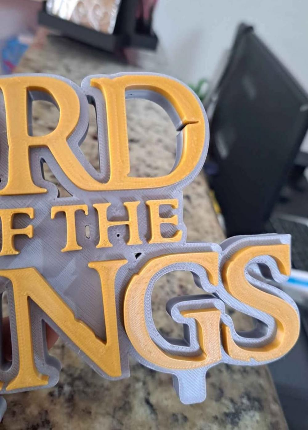 Placa Decorativa The Lord Of The Rings