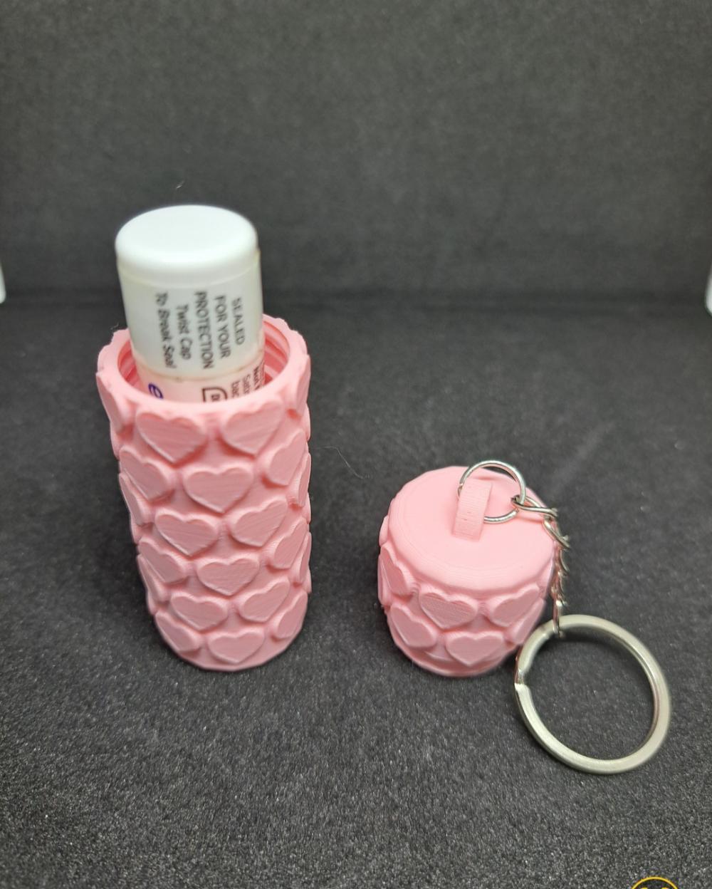 Porta Batom Chaveiro- Kit 3 Peças