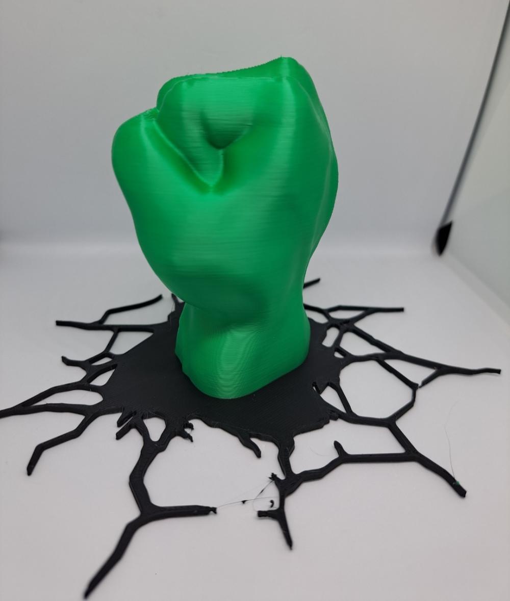 Punho Hulk 3d Impresso
