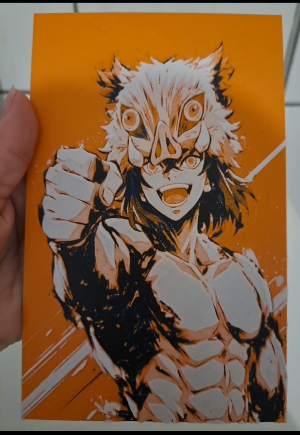 Quadro 3d Inosuke