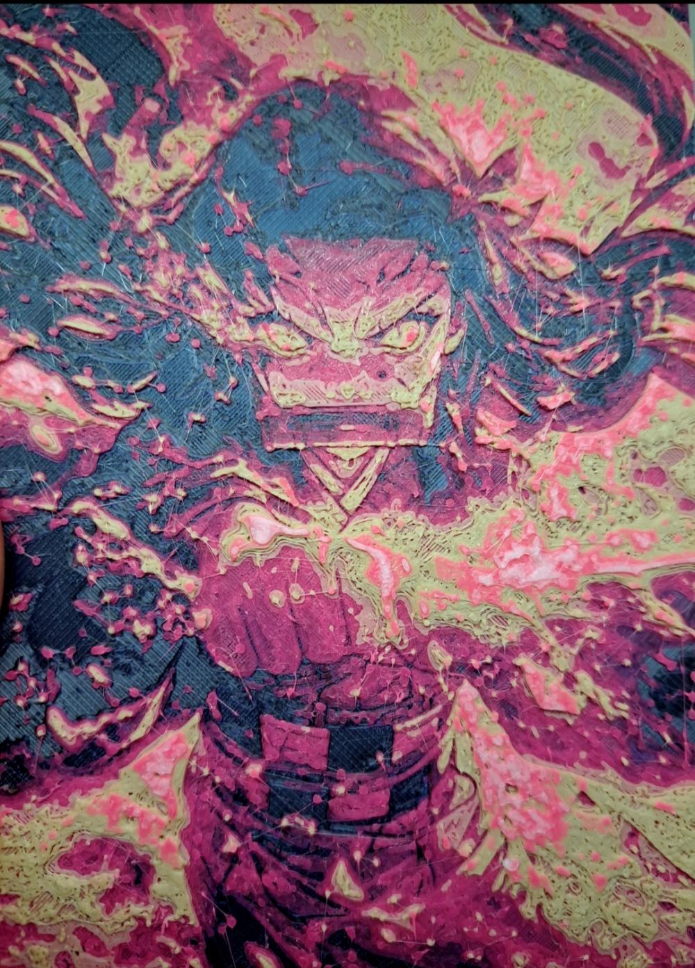 Quadro Nesuko Demon Slayer 3d
